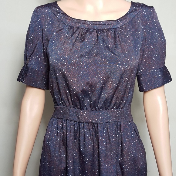 BCBGeneration Womans Dress Size 6 Navy Blue Red - Picture 4 of 7